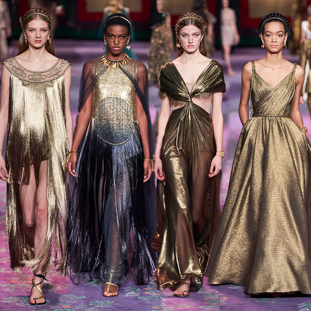 Dior Spring-Summer 2020 haute couture show: Maria Grazia Chiuri celebrates  women as modern-day goddesses - LVMH