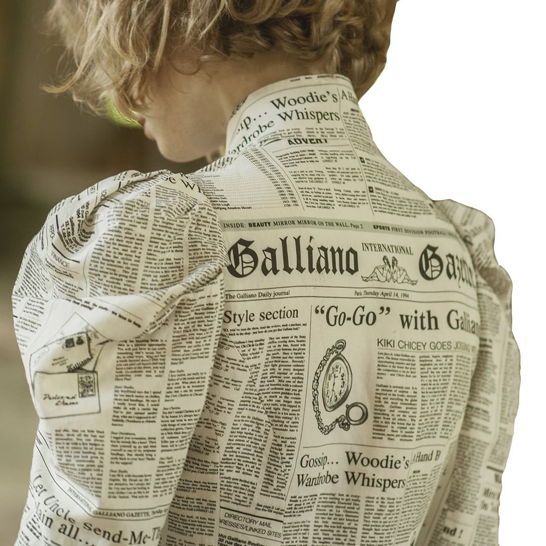 IS THE NEWSPAPER PRINT LAUNCHED BY JOHN GALLIANO COOL AGAIN? - The
