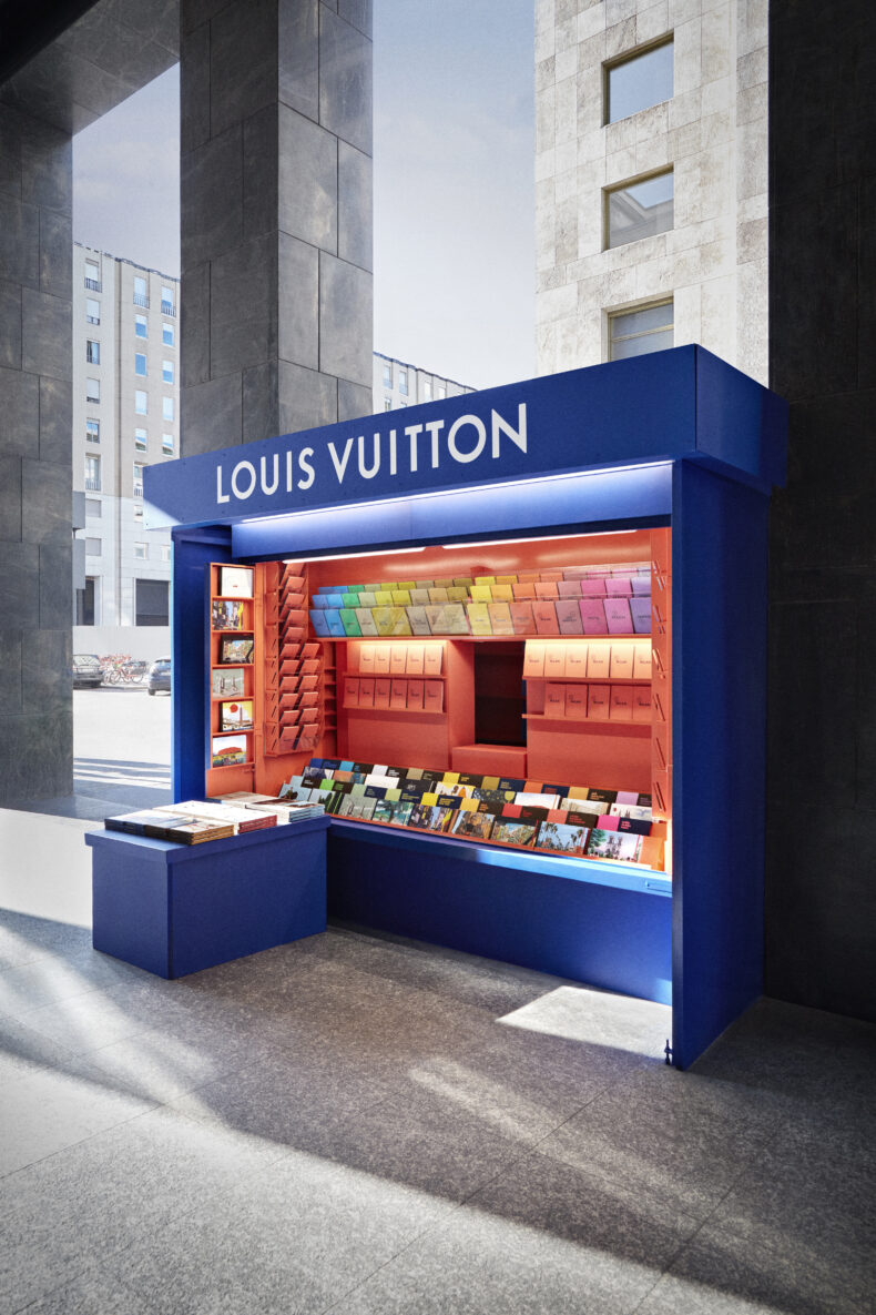 Louis Vuitton in Milan: a former garage full of fashion, history