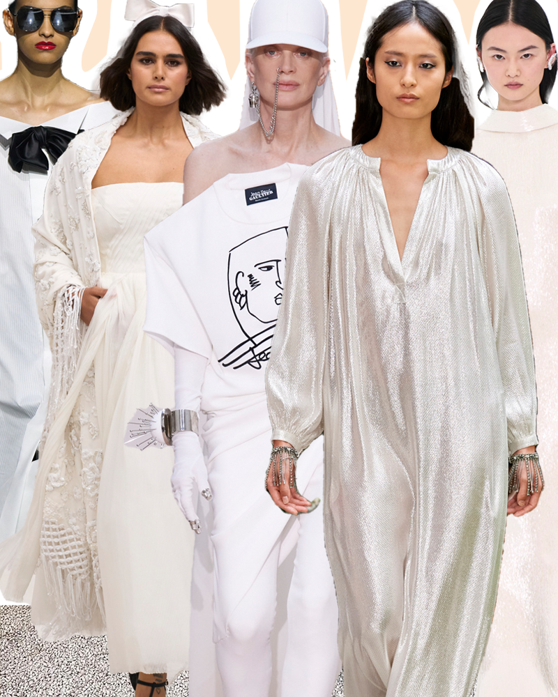 Haute couture: white looks from the catwalks - The Blonde Salad