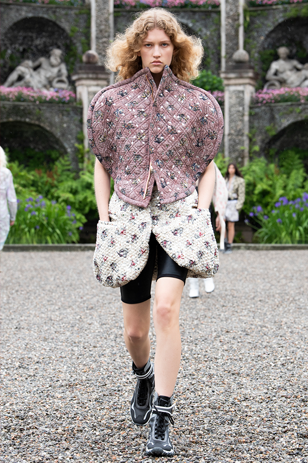 Isola Bella, Italy. 24th May, 2023. A model walks the catwalk for Louis  Vuitton Cruise Collection 2024 presentation held at Palazzo Borromeo in Isola  Bella, Italy on May 24, 2023. Photo by